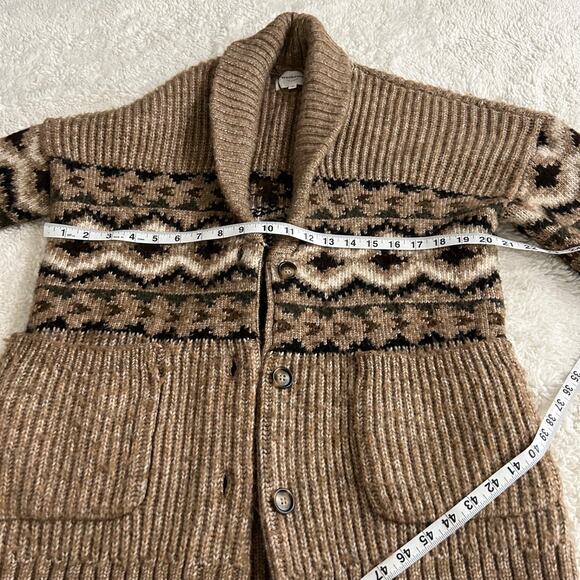 Weekend Los Angeles Womens NWOT Cardigan Chunky Knit Beige/Multi Sz Small Cozy - Picture 4 of 6